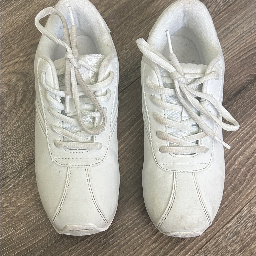 White Girls Cheer Sneakers